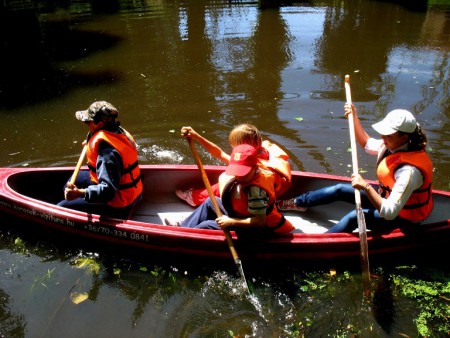 Az Élővíz-csatorna hullámain